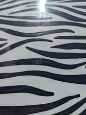 Gloss Zebra Skin Pattern Vinyl