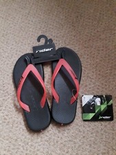 New RIDER black pink flip flops size uk 11 EU 30 girl holiday sale 9.99p free p