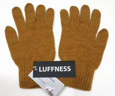 Mens lambswool gloves mustard