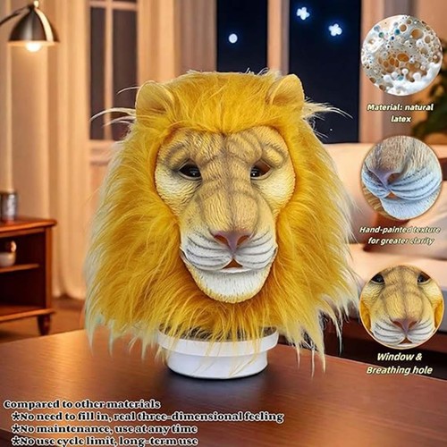 Lion head mask funny - lion,