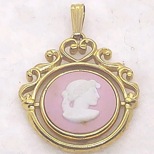 Wedgwood jasper cameo - cameo, pendant