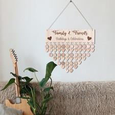 Family birthday plaque - family,
