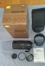 Nikon AF VR nikkor 80-400mm f/4.5-5.6g lens