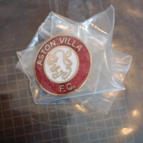 Aston villa enamel badge - villa,