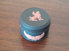 Wedgwood Black Jasperware & Terracotta Egyptian Round Lidded Box
