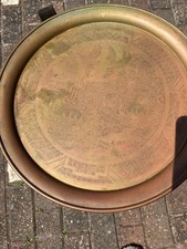 Antique brass Chinese table