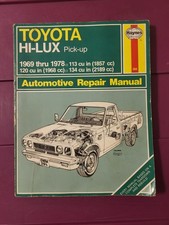 Haynes 1969 Thru 1978 Toyota