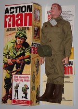 vintage action man 40th anniversary red hair soldier boxed