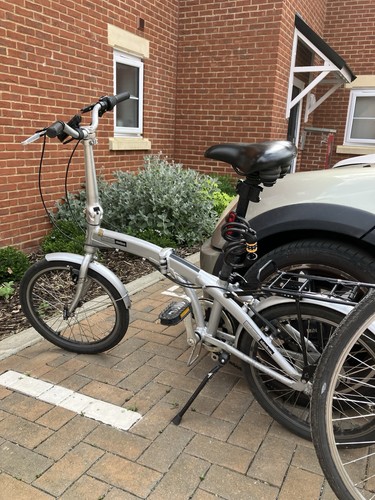 Set bicycles folding and - set,