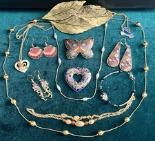 Vintage Jewelry Lot Cloisonné