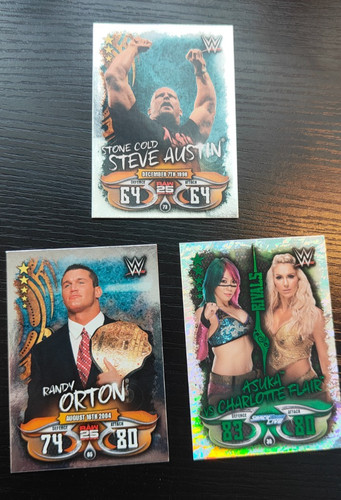 2018 topps wwe slam attax - attax, live