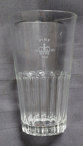 1965 pint beer glass - pint,