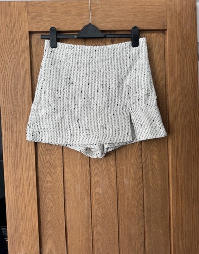 Zara skort white size - skort,