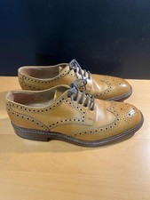 Men's Top Quality All Leather Loake 1880  Chester  Tan Brogues UK Size 7.5 F