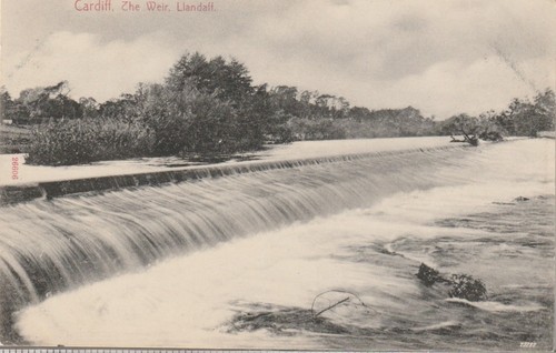 Cardiff the weir - weir,, llandaff