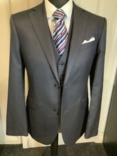 Men’s Three Piece Suit Navy