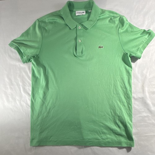 Lacoste men green cotton - men's,