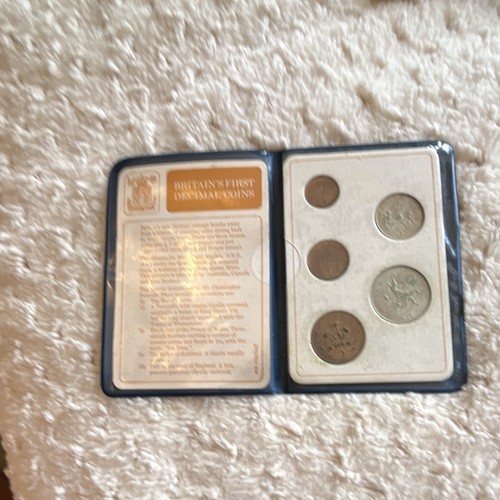 Britain first decimal coins - first,