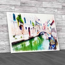 Romantic Scenery Venice Italy Computerfriendly Canvas Print Large Picture Wall