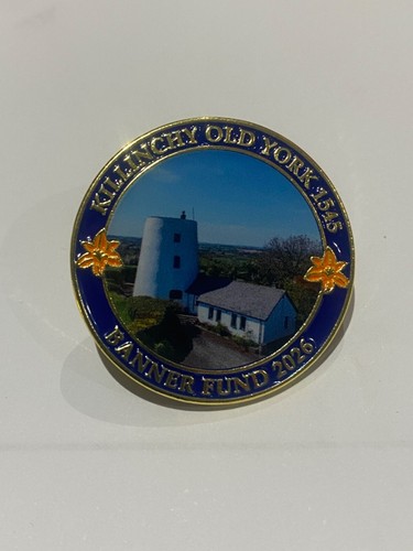 Orange lodge badges - orange,