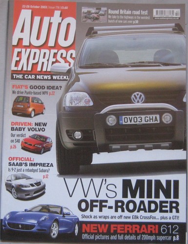Auto express magazine 28 - magazine, 22-28