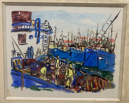 André bergere marine - bergere,