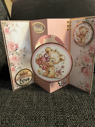 Handmade hunkydory greeting - handmade,