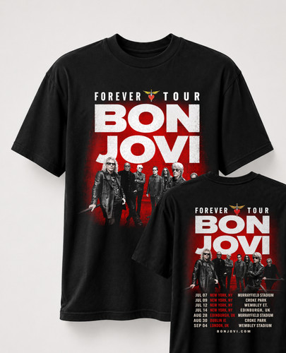 Bon jovi shirt forever - forever, tour
