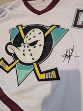 Mighty Ducks Jersey Signed Charlie Conway Printed Authentic Autograph