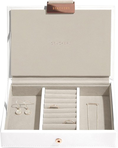 Stackers white rose - gold, mini