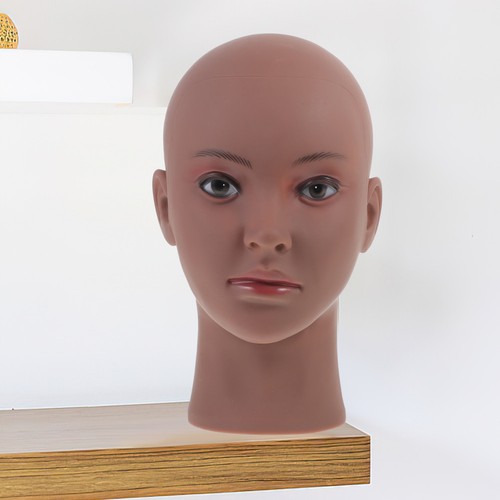 Pvc mannequin head black - pvc,