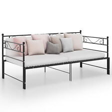 Lechnical 324770 Black Metal Extendable Sofa Bed Frame, 90 x 200 , Sofa Bed C5B5