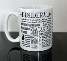 Desiderata poem Mug