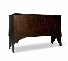 ANTIQUE BLANKET BOX OAK AND