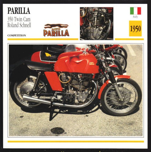 1950 parilla 350cc twin cam - parilla,