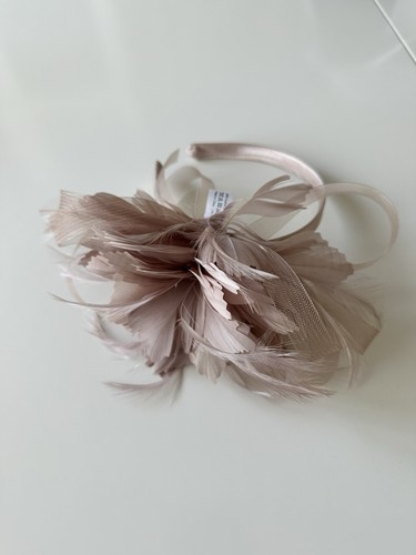 Pink feather fascinator from - pink,