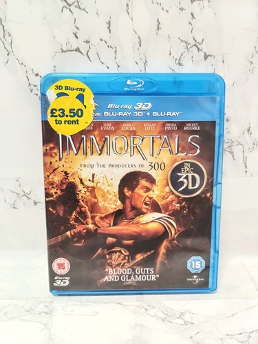 Rental immortals blu ray 3d - blu,