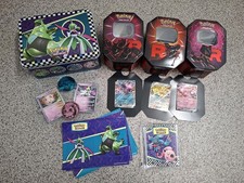 Pokemon Tcg Empty Tins Including Promos 4x Tins (No Sealed Packs)