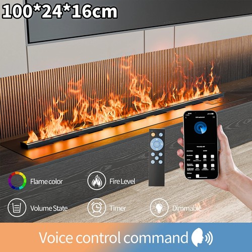 Water vapor fireplace - fireplace, w/