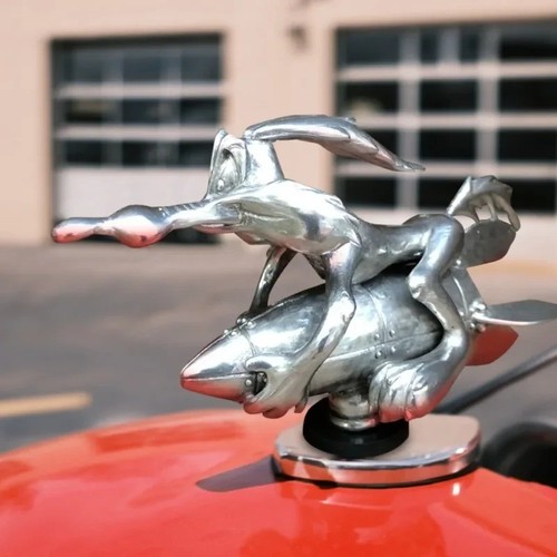 Vintage car hood ornament - car,