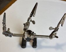 Vintage Vice/vise Tool with  Alligator Clips Unbranded  Third hand  Helping Hand