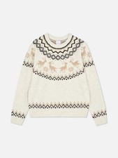 Women new winter warm festival Fair Isle Christmas Jumper