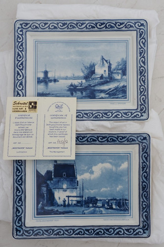 Delft polycrome faience pair - faience,