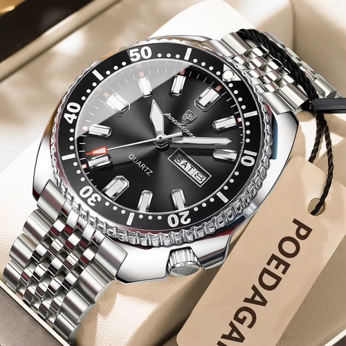 47mm poedagar quartz luxury - poedagar,