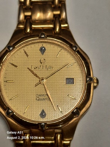 Vintage lord elgin diamond - lord, qtz