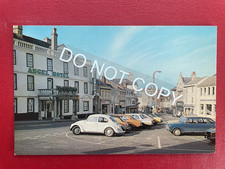 Motoring Interest - Vintage Cars at The Market Place, Chippenham, Wilts.   RPPC.