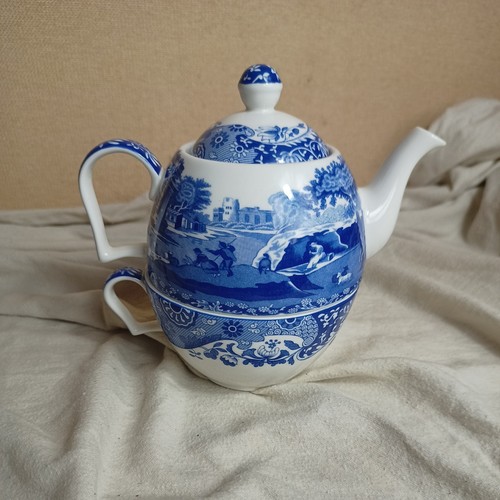 Spode blue italian tea - blue, one