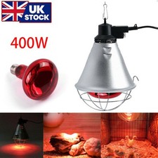 Infrared Heat Lamp Poultry, Puppies, Dog, Kittens Piglets Animals With 400W Bulb