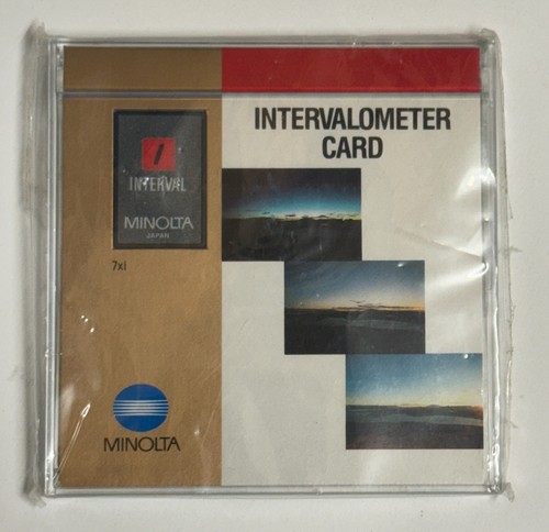 Minolta intervalometer card - minolta,
