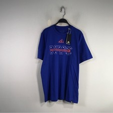 Adidas NYC Graphic Tennis T-Shirt, Men's Size M - Lucid Blue